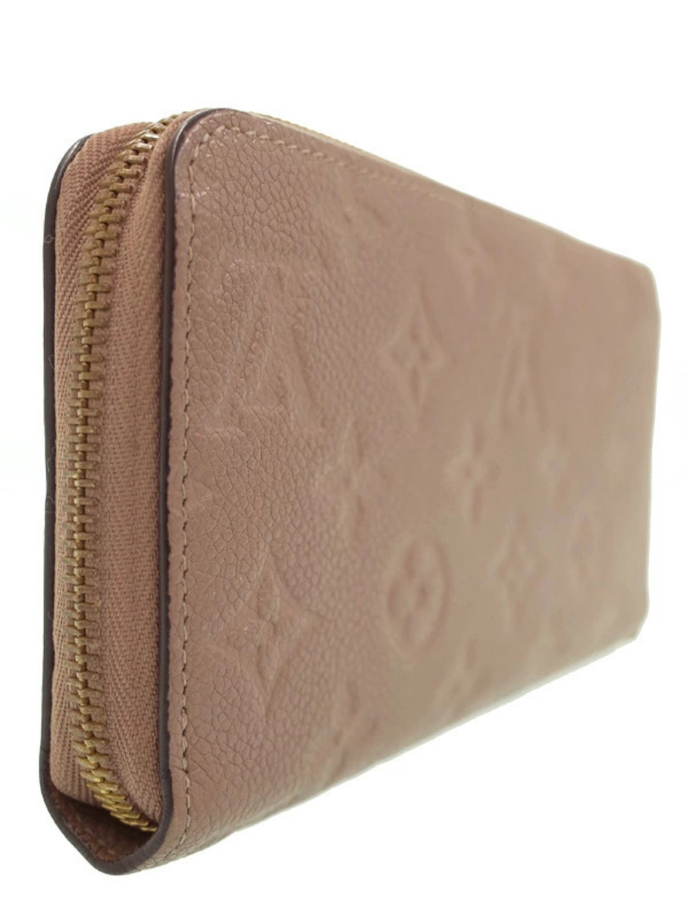 Louis Vuitton Zippy Round Zipper Monogram Long Wallet Empreinte Brown